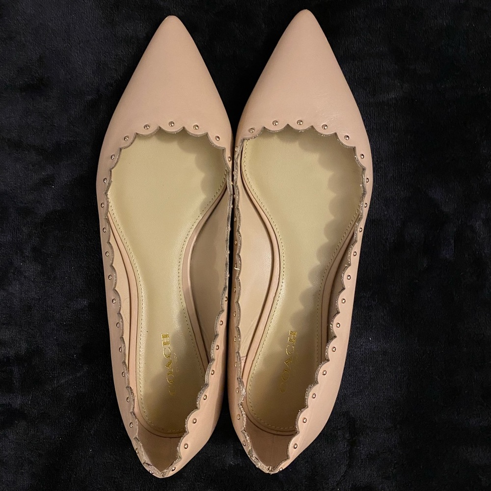 Coach light pink Ballet Flats (pointed)